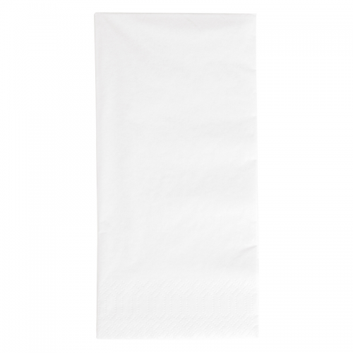 Duni Dinner Napkin 18 Fold 400mm White