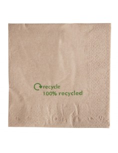 Recycled 2-ply Kraft Napkins