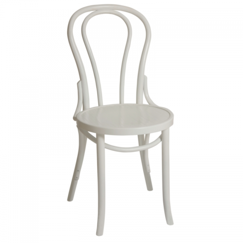 Bolero Bentwood Chairs White (Pack of 2)