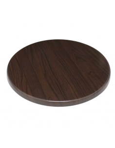 Bolero Round Table Top Dark Brown 600mm