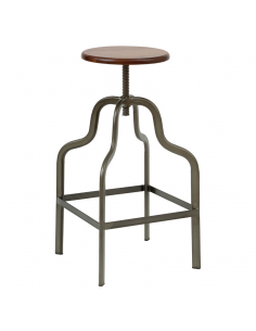 Bolero Industrial High Stool Pack of 2