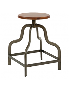 Bolero Industrial Low Stool Pack of 2