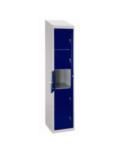 Garment 5 Door Dispensing Locker with Sloping Top