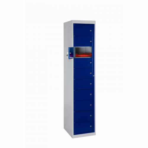 Garment 10 Door Dispensing Locker Flat Top