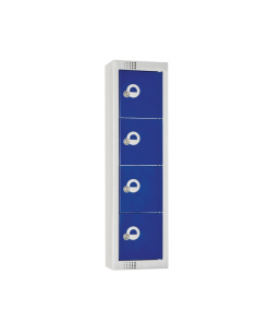 Personal 4 Door Effects Locker Blue Camlock Flat Top