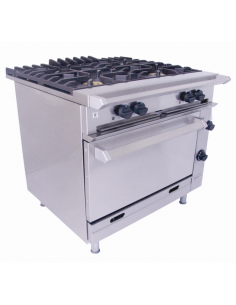 Falcon Chieftain 4 Burner Propane Gas Range G1006X-LPG