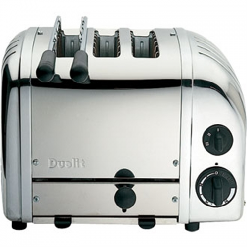 Dualit 2 + 1 Combi Vario 3 Slice Toaster Polished