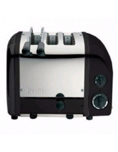 Dualit 2 + 1 Combi Vario 3 Slice Toaster Black