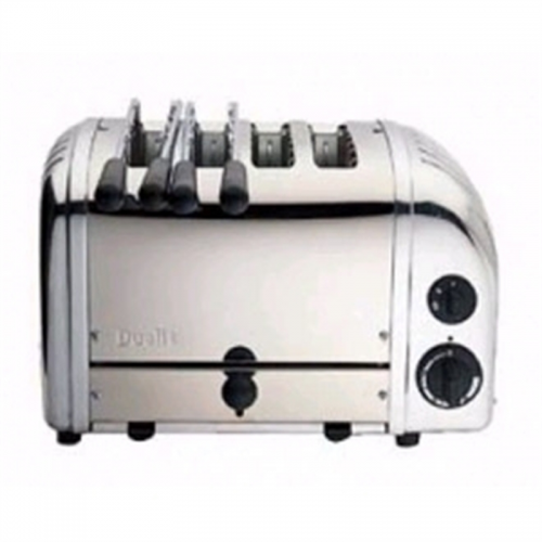 Dualit 2 x 2 Combi Vario 4 Slice Toaster White