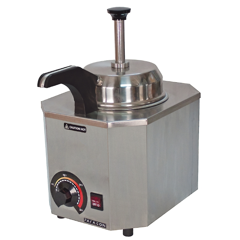 JM Posner Hot Sauce Dispenser with Heated Nozzle 09Ltr DM332