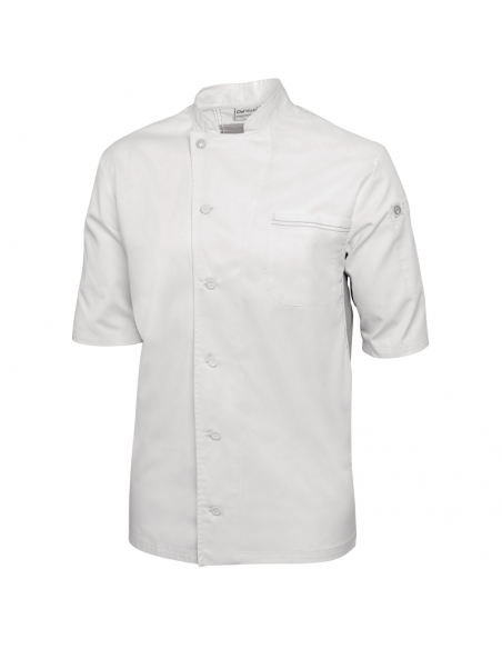 Chef Works Valais Chef Coat White with Grey L
