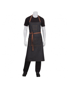 Chef Works Memphis Bib Apron Black