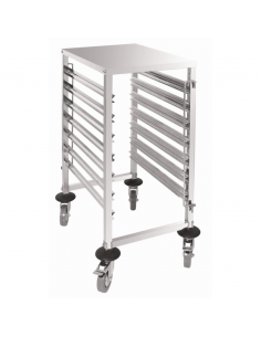 Vogue Gastronorm Racking Trolley 7 Level