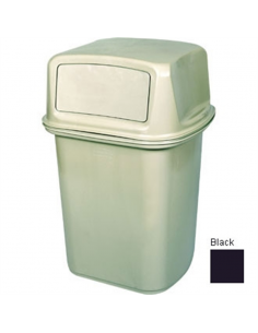 Rubbermaid Ranger Outdoor Bin Black