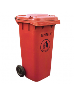 Red Wheelie Bin 120Ltr