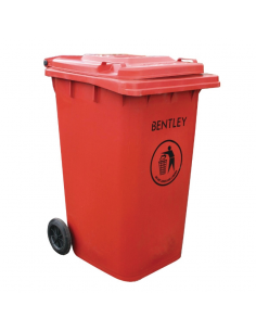 Red Wheelie Bin 240Ltr