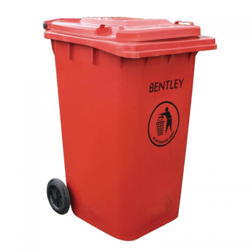 Red Wheelie Bin 240Ltr