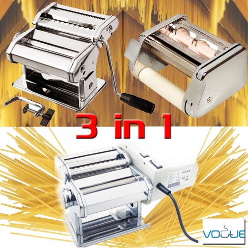 Vogue Electric Pasta Machine Pack 3 in 1