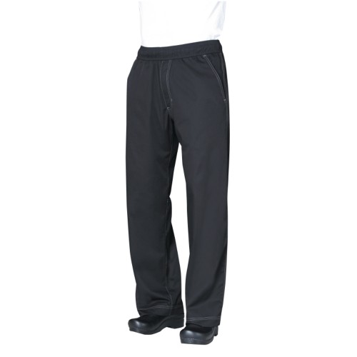 Chef Works Cool Vent Baggy Pants Black S