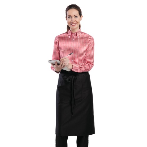 Uniform Works Ladies Gingham Shirt Red S