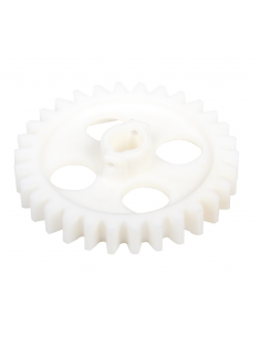 Perforated drive gear + pin