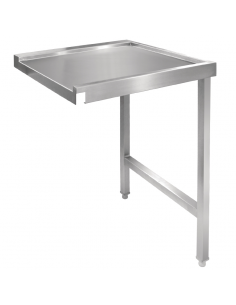Vogue Pass Through Dishwash Table Right 600mm