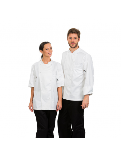 Brigade Chef& Cotton Jacket Short Sleeve