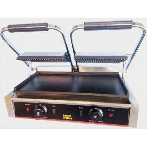 Double Commercial Contact Panini Grill By Stalwart
