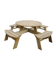 Round Picnic Table