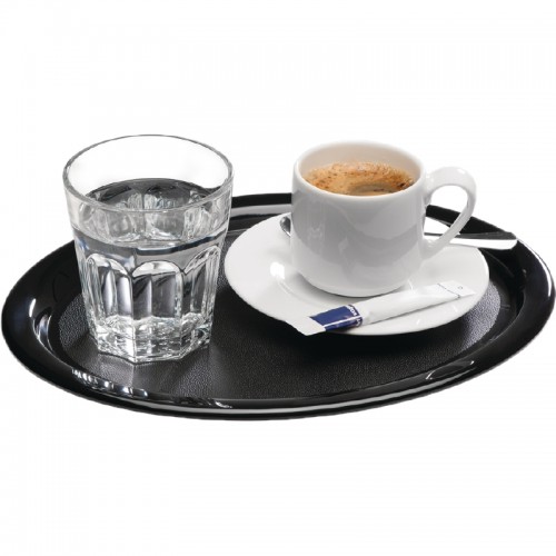 APS Melamine Serving Tray Black 11in