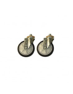 Set of 2 Rear Castors for Thor Gas Oven Ranges