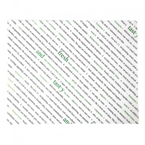 Fresh and Tasty Greaseproof Paper Fresh and Tasty Greaseproof Paper