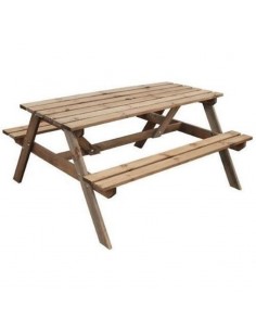 Wooden Picnic Table Pressure Treated - 5ft Picnic Bench for Pubs