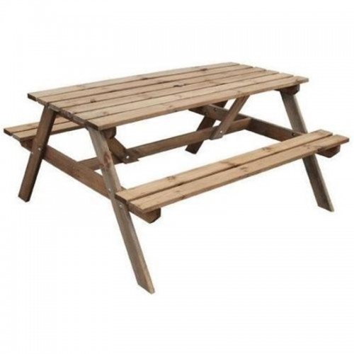 Wooden Picnic Table Pressure Treated - 5ft Picnic Bench for Pubs