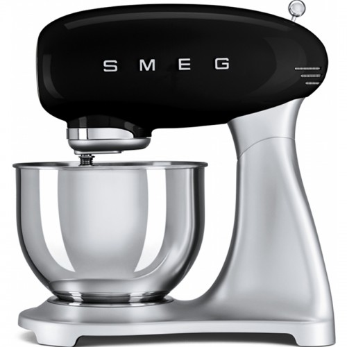Smeg SMF01BLUK 50's Retro Style Commercial Food Mixer 4.8 Litre Black 5 Year Warranty