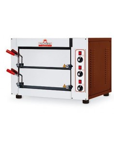 Italforni Fast50 Compact twin deck electric pizza oven