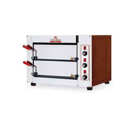 Italforni Fast50 Compact twin deck electric pizza oven