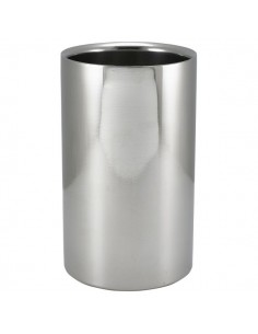 Polished Stainless Steel Wine Cooler 12 � X 20cm H