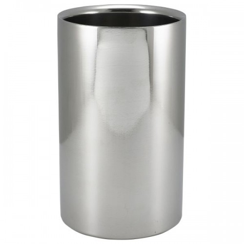 Polished Stainless Steel Wine Cooler 12 � X 20cm H