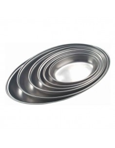 Stainless Steel Oval Veg Dish 7"  (11061)