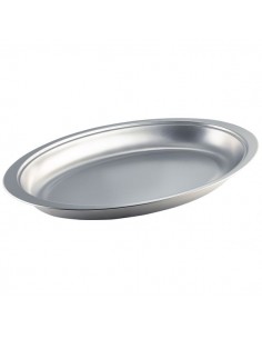 Stainless Steel Oval Banqueting Dish 20"