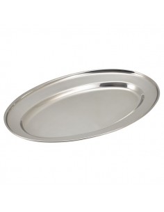 Stainless Steel Oval Flat 14"(11464) **
