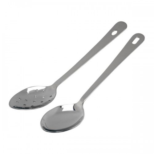 Stainless Steel Serving Spoon 14" With Hanging Hole