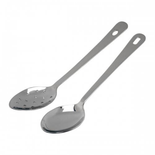 Stainless Steel Serving Spoon 16" With Hanging Hole