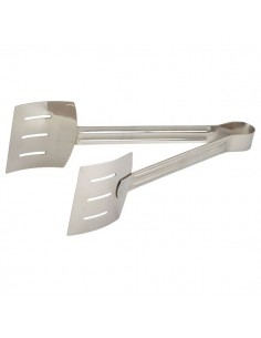 Stainless Steel  Wide Blade Serving Tongs 9.5" /240mm