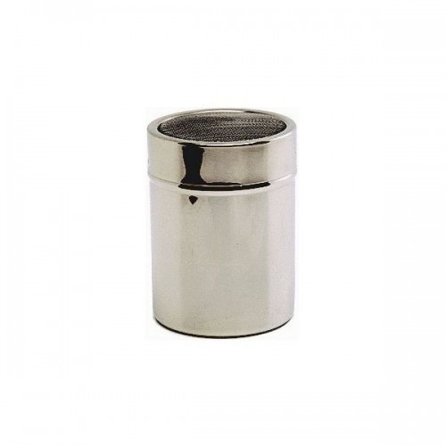 Stainless Steel Shaker With Mesh Top.(Plastic Cap)