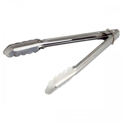Stainless Steel  All Purpose Tongs 9"