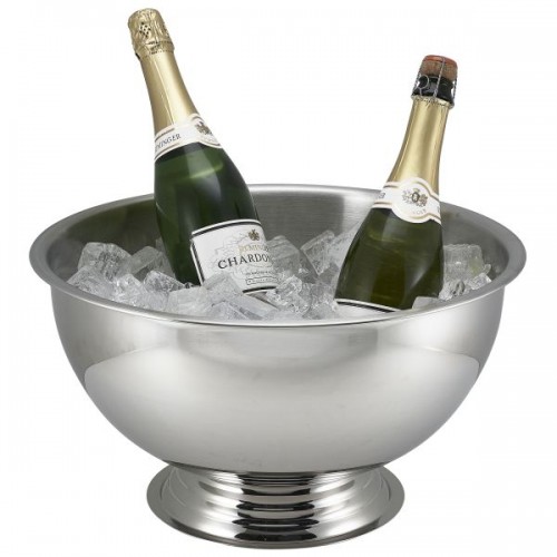 Genware Stainless Steel  Champagne Bowl 38cm
