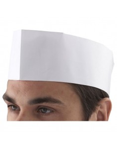 Chef'S Disposable Paper Forage Hat (100 Pcs)