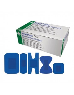 Blue Detectable Plasters Mix 5 Types Box 100